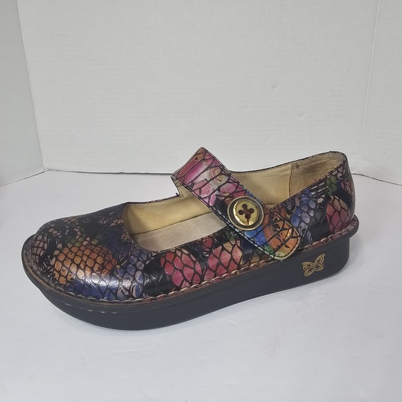 Mary Janes Shoes - Alegria PG Lite Paloma Mary Janes Size 38 PAL-724 Multicolor